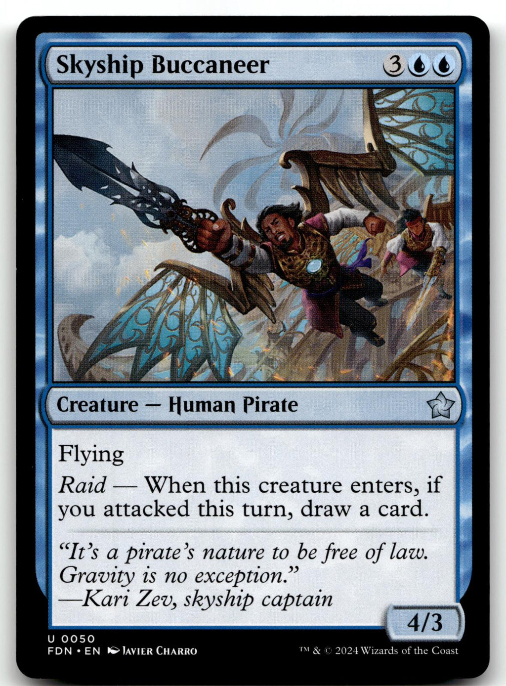 Skyship Buccaneer 50 Uncommon Foundations Magic: The Gathering Near Mint