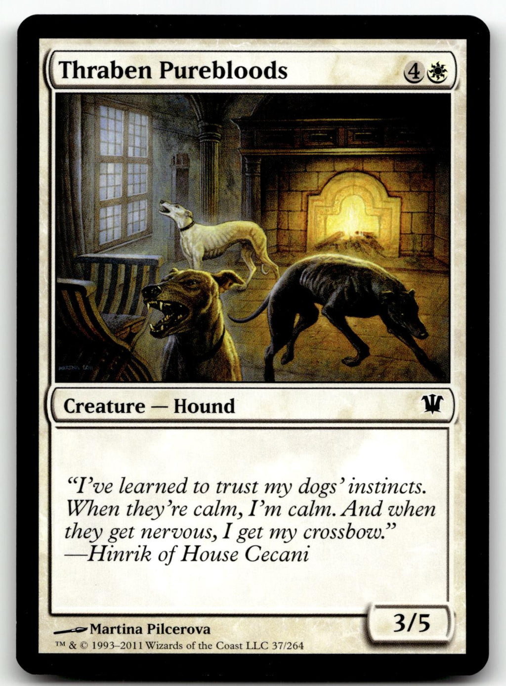Thraben Purebloods 37 Common Innistrad Magic: The Gathering Near Mint