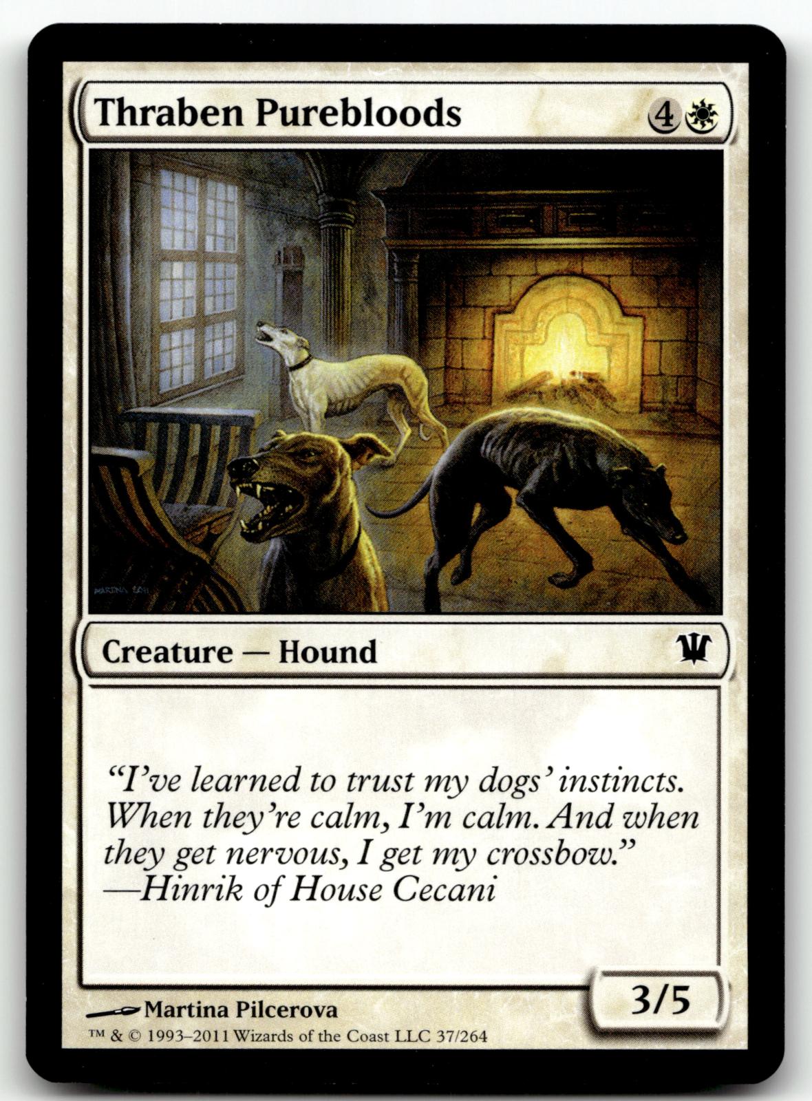 Thraben Purebloods 37 Common Innistrad Magic: The Gathering Near Mint