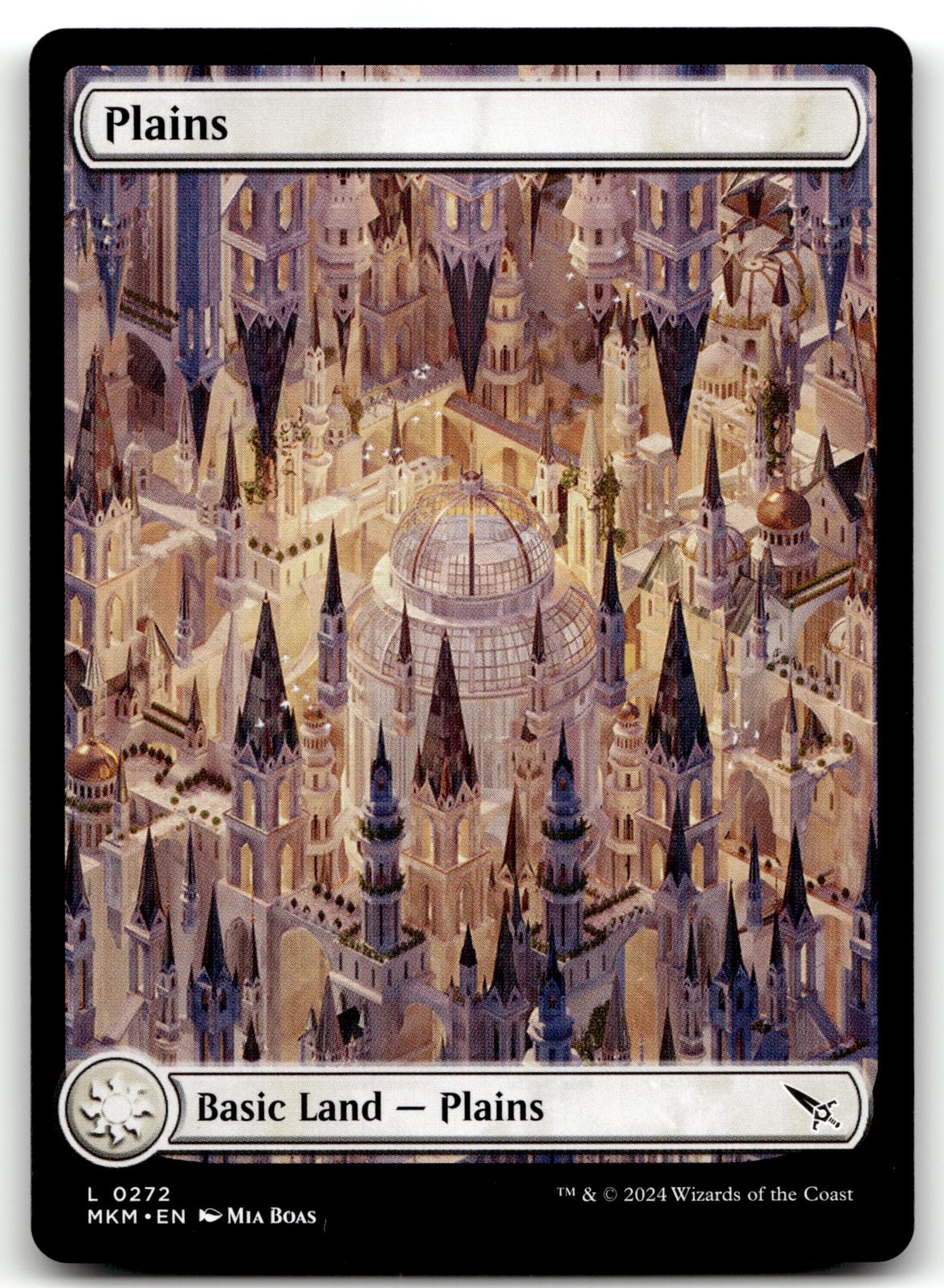 Plains (0272) 272 Land Murders at Karlov Manor Magic: The Gathering Near Mint