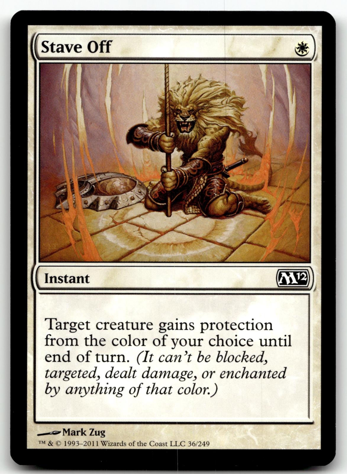 Stave Off 36 Common Magic 2012 (M12) Magic: The Gathering Near Mint