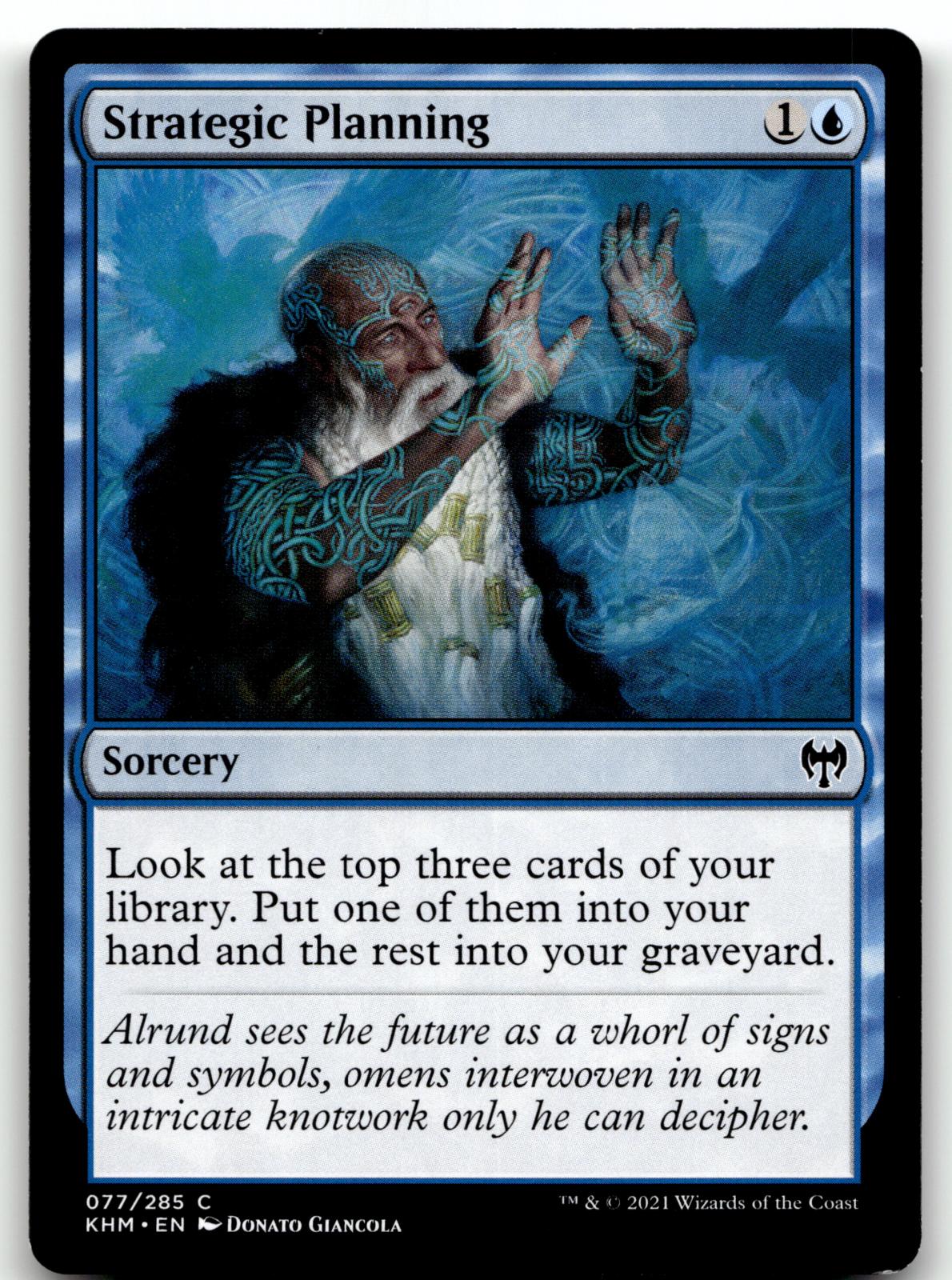 Strategic Planning 77 Common Kaldheim Magic: The Gathering Near Mint