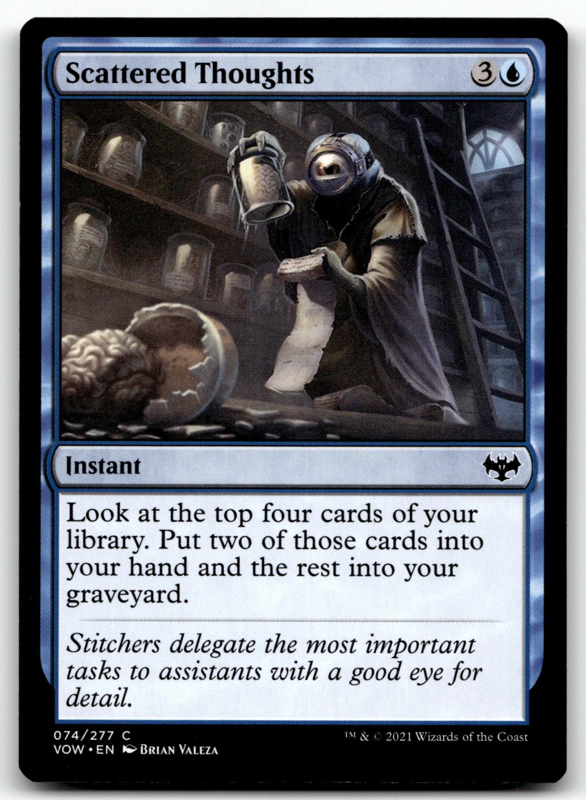Scattered Thoughts 74 Common Innistrad: Crimson Vow Magic: The Gathering NM