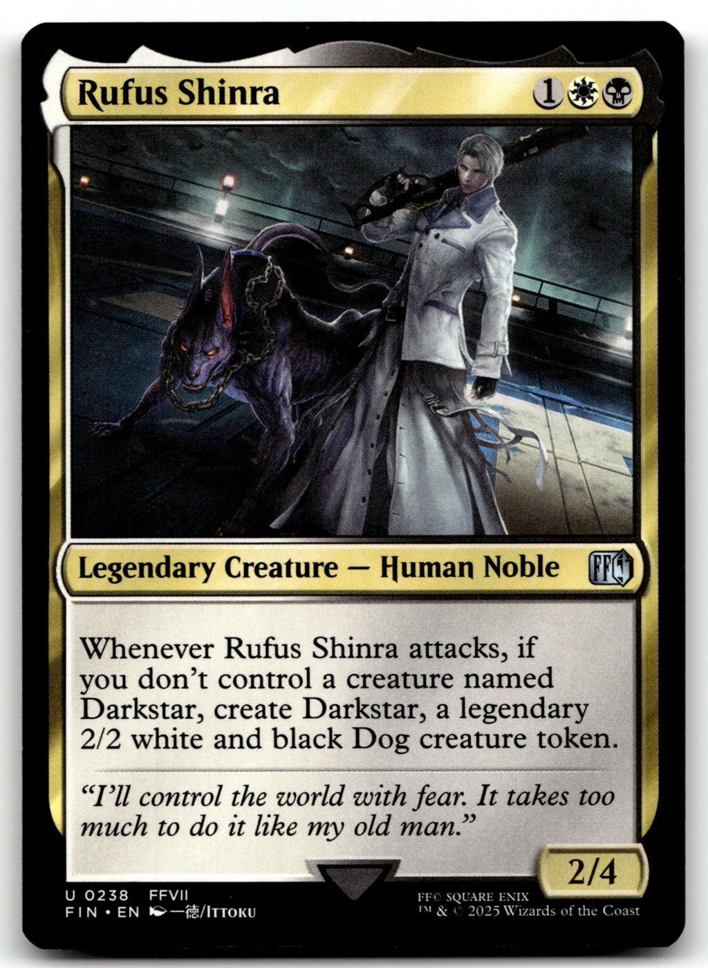 Rufus Shinra 238 Uncommon FINAL FANTASY Magic: The Gathering Near Mint