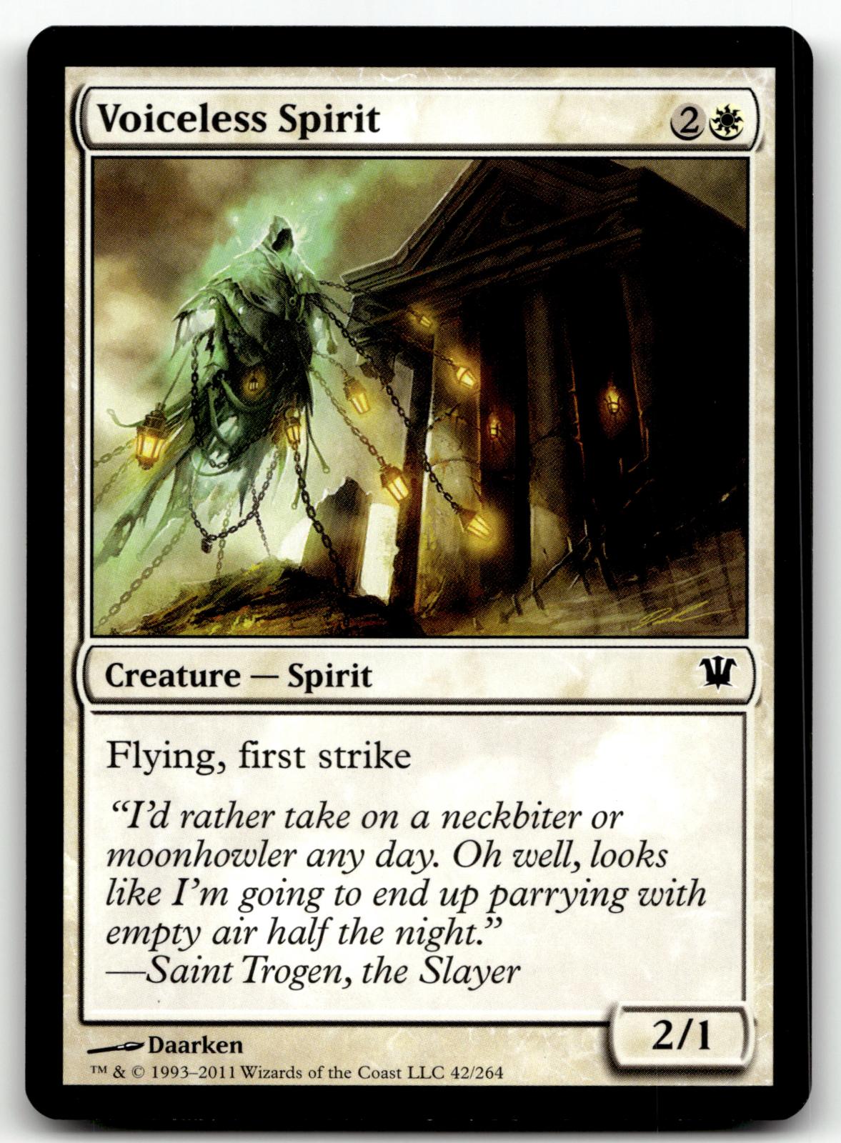 Voiceless Spirit 42 Common Innistrad Magic: The Gathering Near Mint