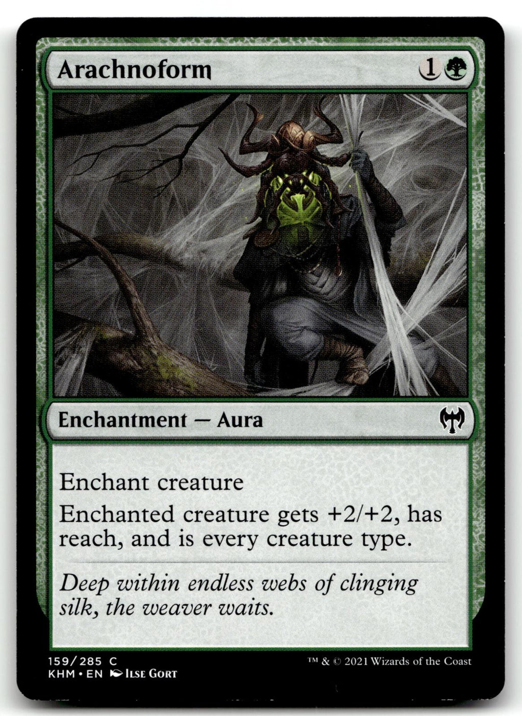 Arachnoform 159 Common Kaldheim Magic: The Gathering Near Mint