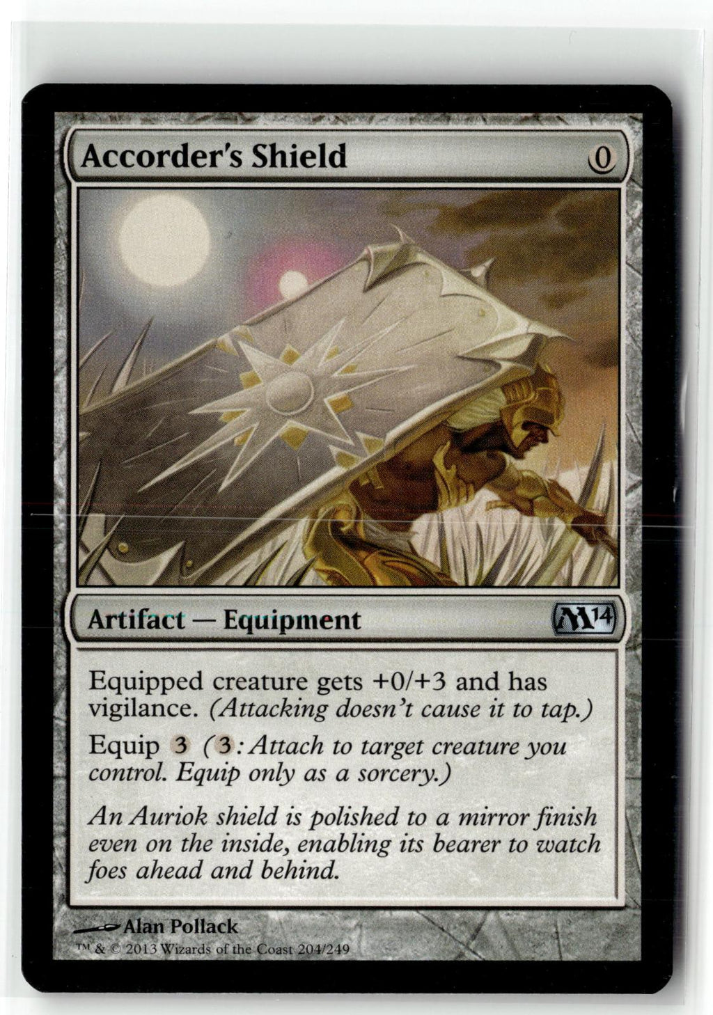 Accorder's Shield 204 Uncommon Magic 2014 (M14) Magic: The Gathering Near Mint