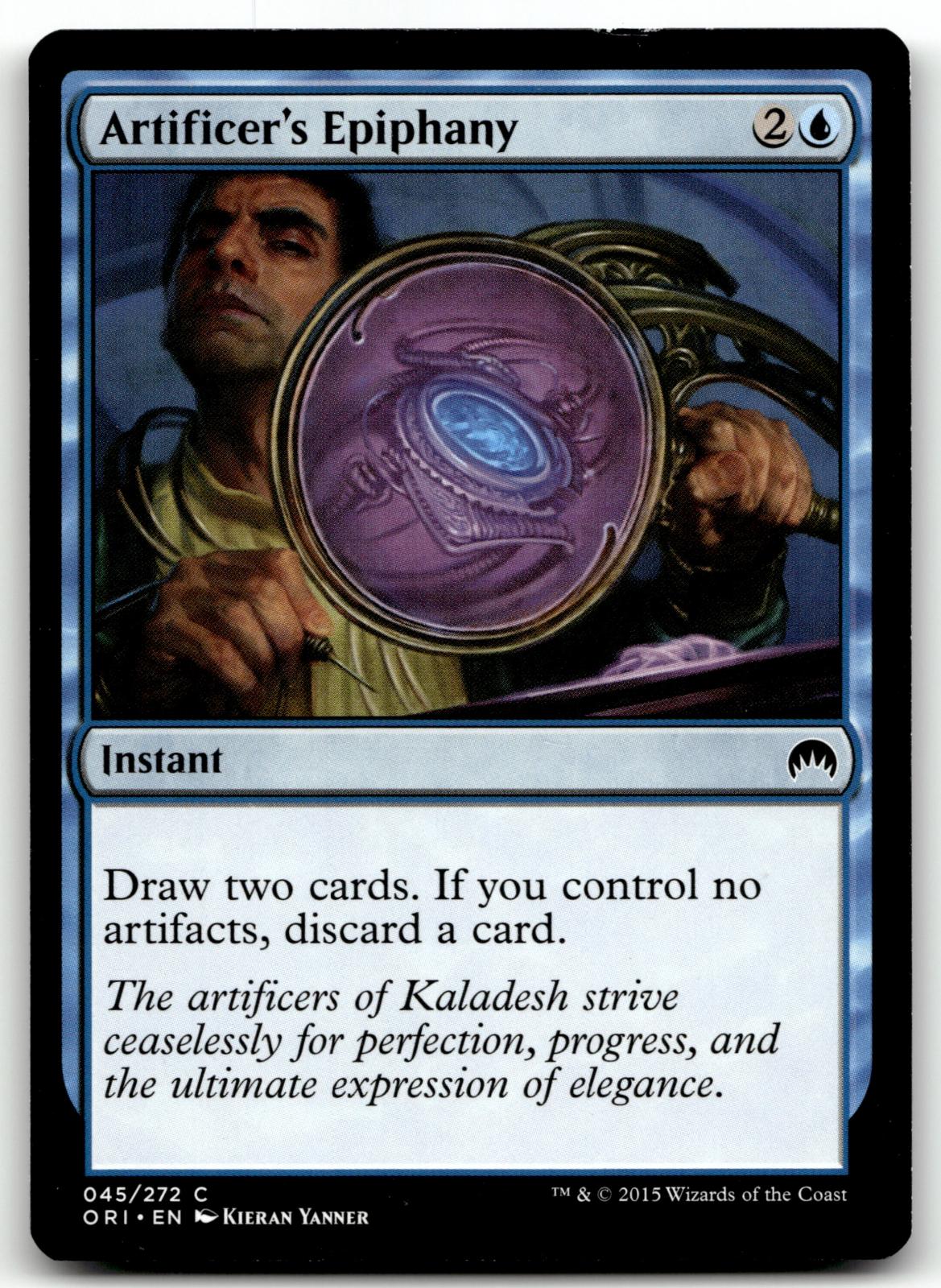 Artificer's Epiphany 45 Common Magic Origins Magic: The Gathering Near Mint