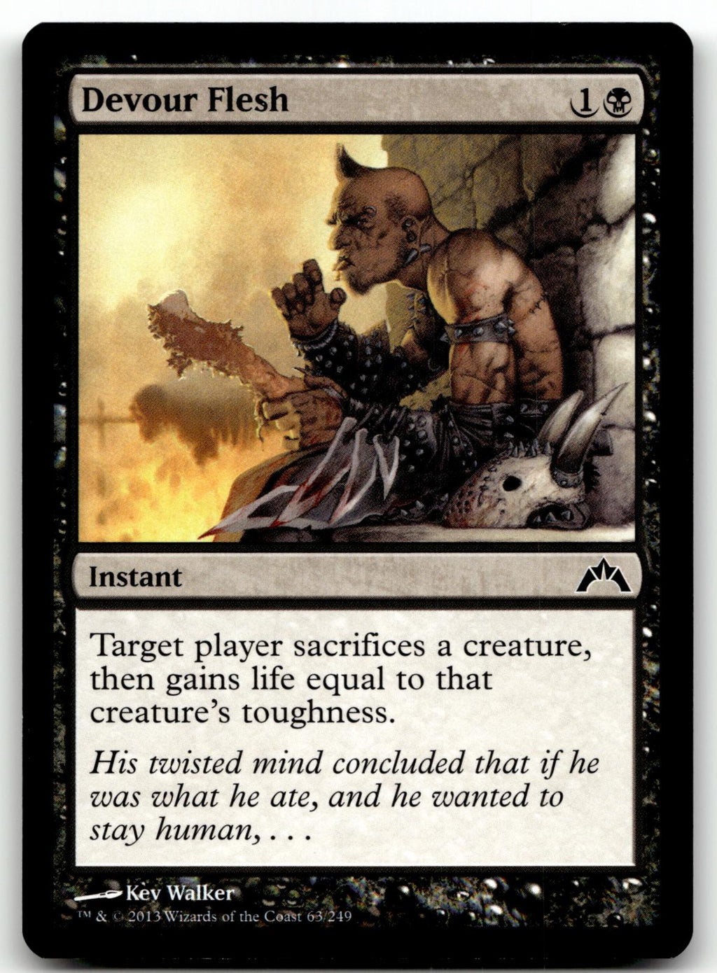 Devour Flesh 63 Common Gatecrash Magic: The Gathering Near Mint