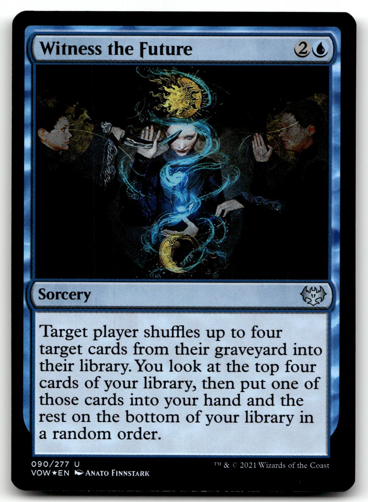 Witness the Future 90 Innistrad: Crimson Vow Magic: The Gathering Foil NM