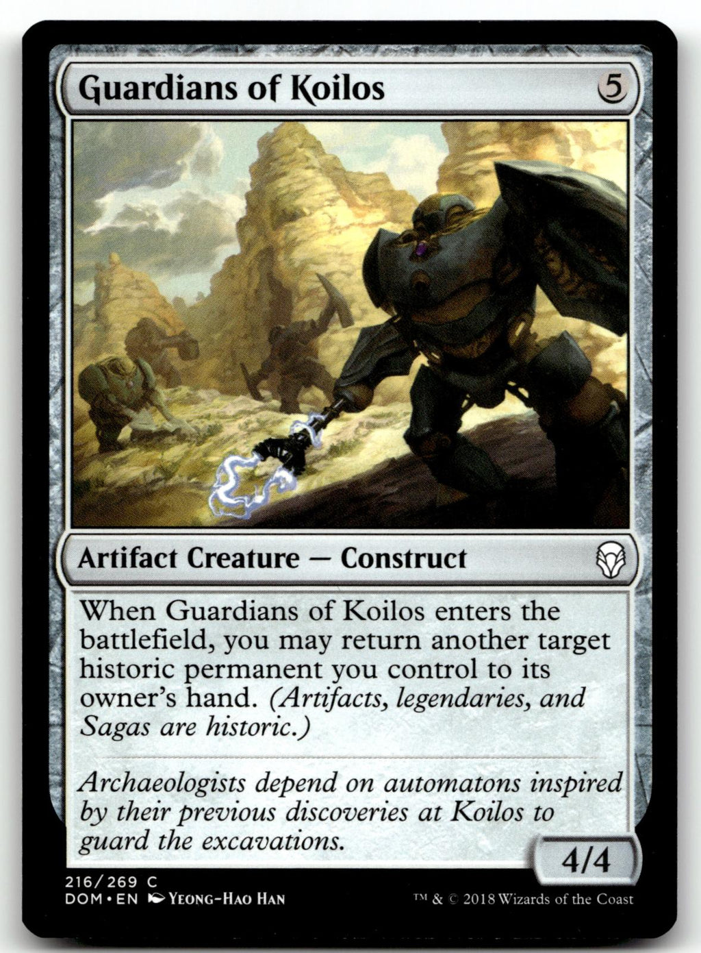 Guardians of Koilos 216 Common Dominaria Magic: The Gathering Near Mint
