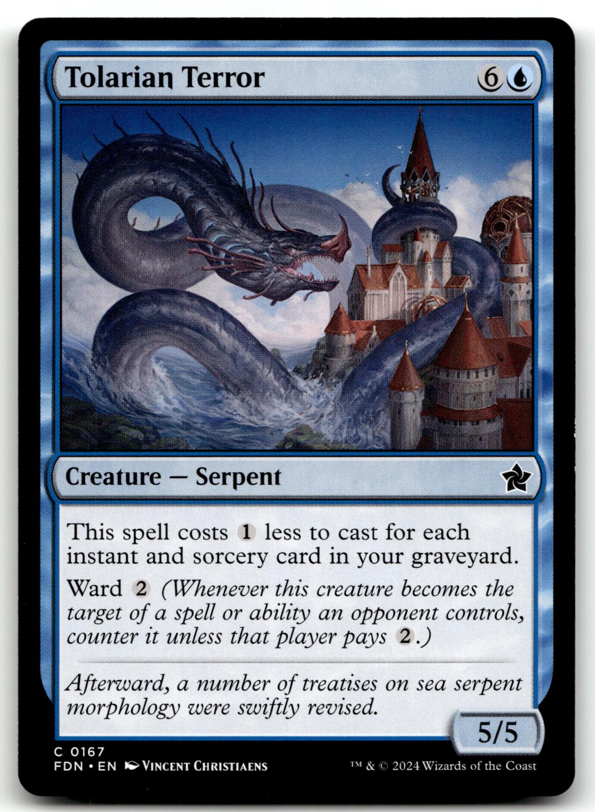 Tolarian Terror 167 Common Foundations Magic: The Gathering Near Mint