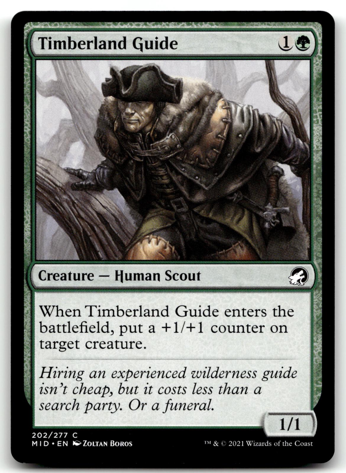 Timberland Guide 202 Common Innistrad: Midnight Hunt Magic: The Gathering NM