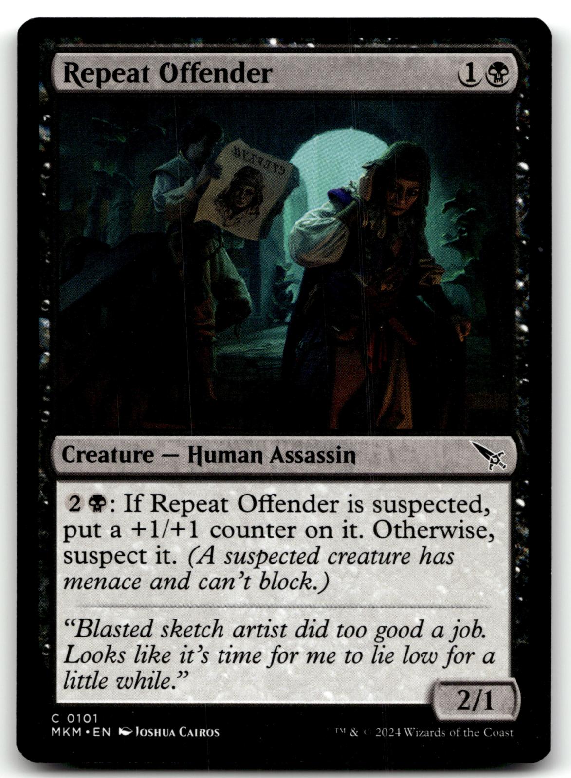 Repeat Offender 101 Common Murders at Karlov Manor Magic: The Gathering NM