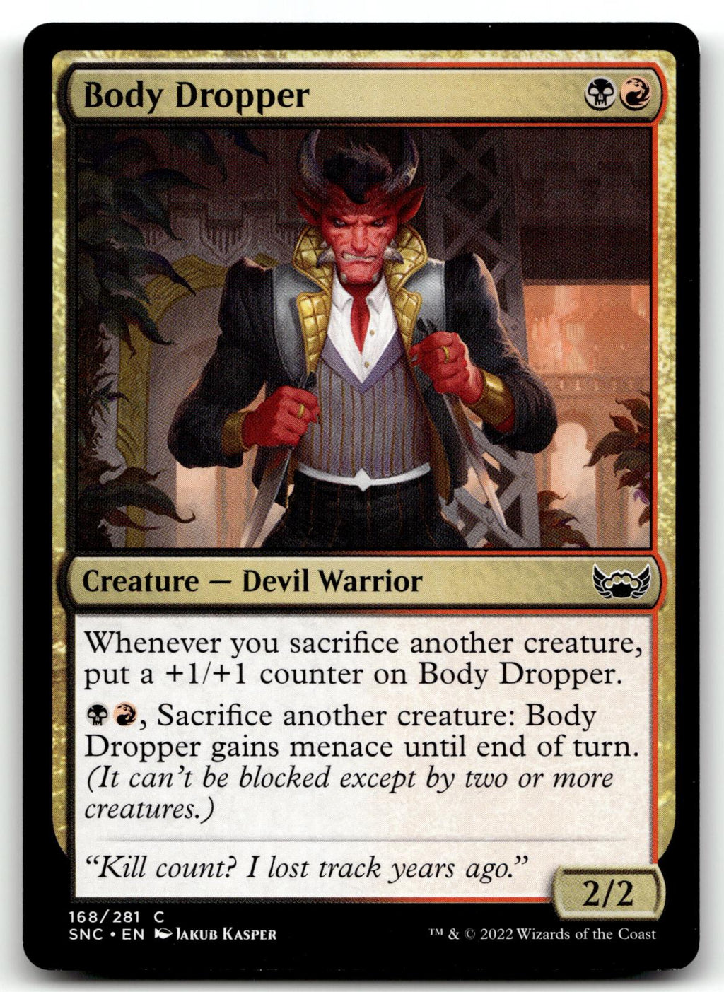 Body Dropper 168 Common Streets of New Capenna Magic: The Gathering Near Mint