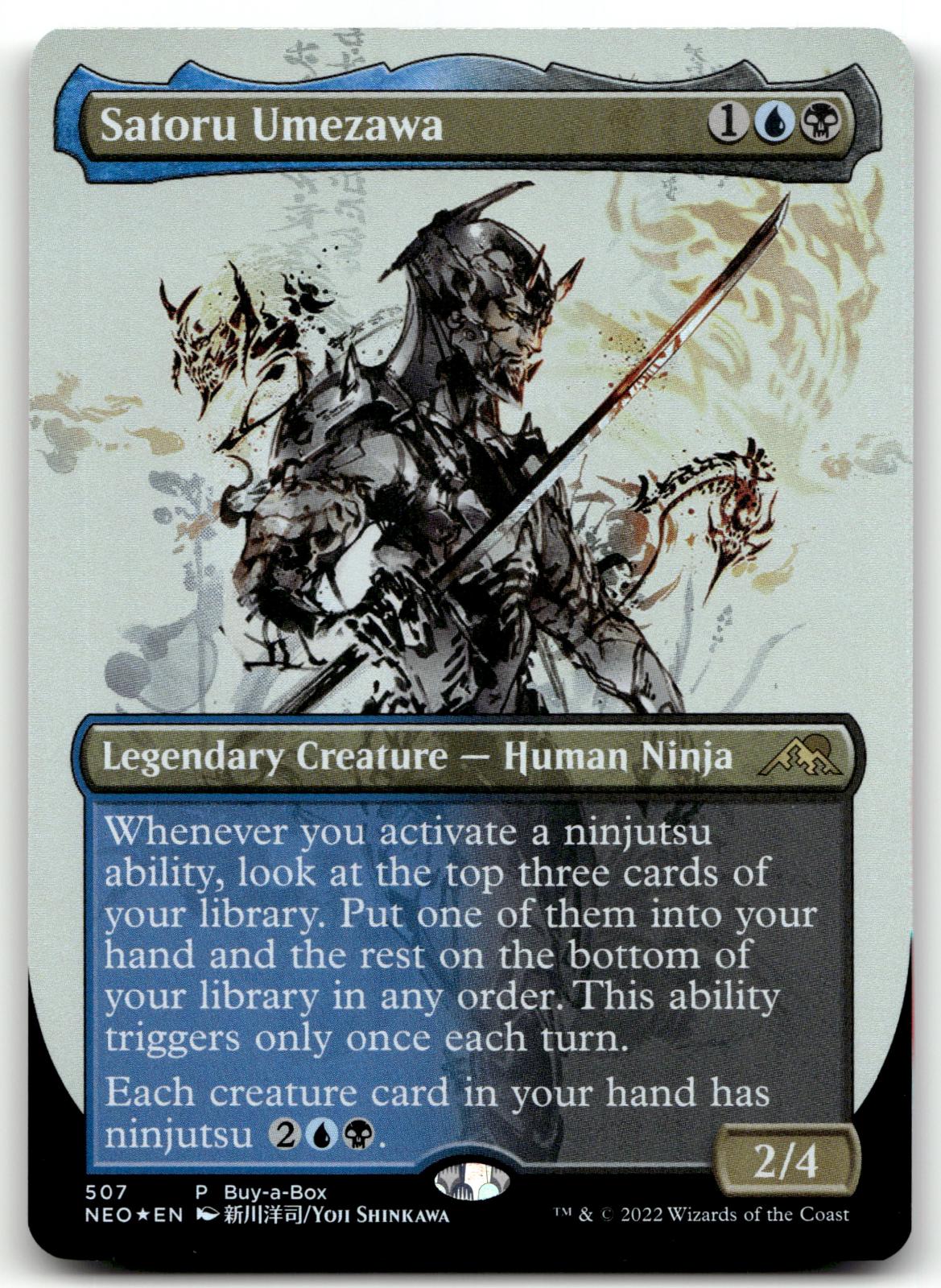 Satoru Umezawa 507 Promo Buy-A-Box Promos Magic: The Gathering Foil Near Mint