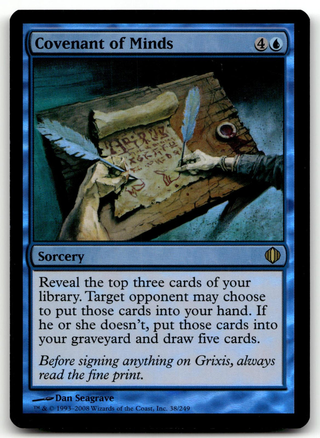 Covenant of Minds 38 Rare Shards of Alara Magic: The Gathering Foil Near Mint