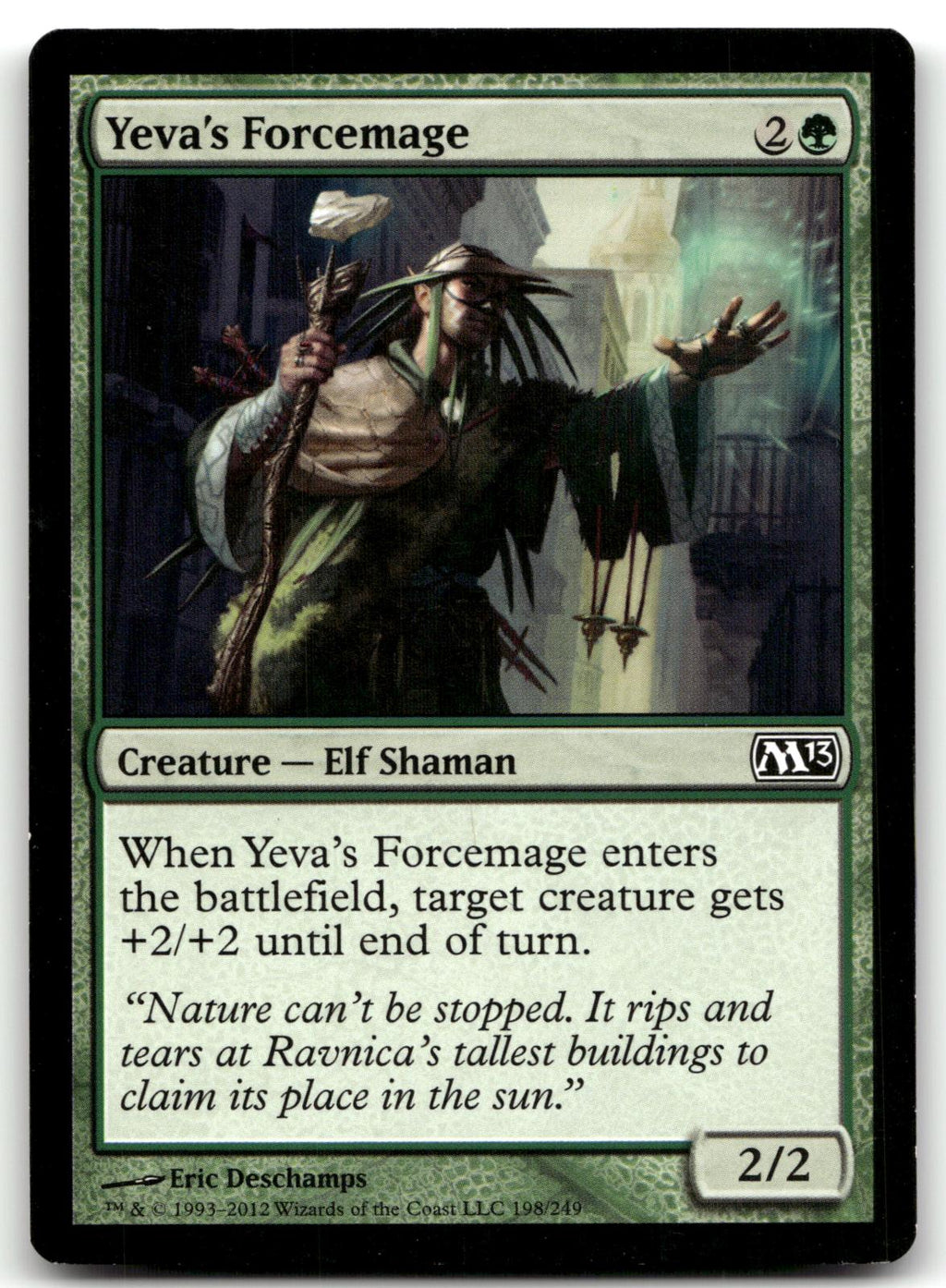 Yeva's Forcemage 198 Common Magic 2013 (M13) Magic: The Gathering Near Mint