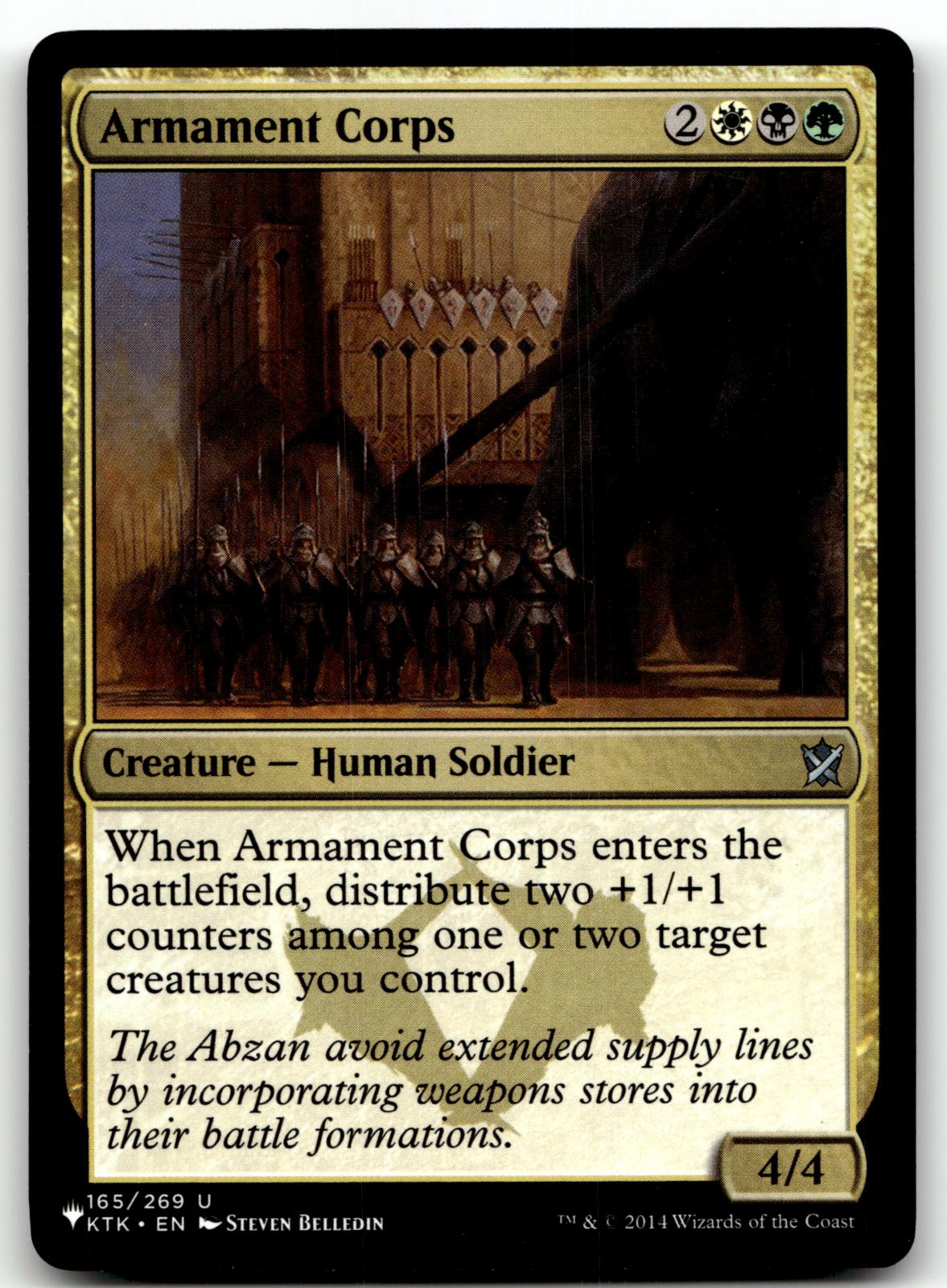 Armament Corps 165 Uncommon Khans of Tarkir Magic: The Gathering Near Mint