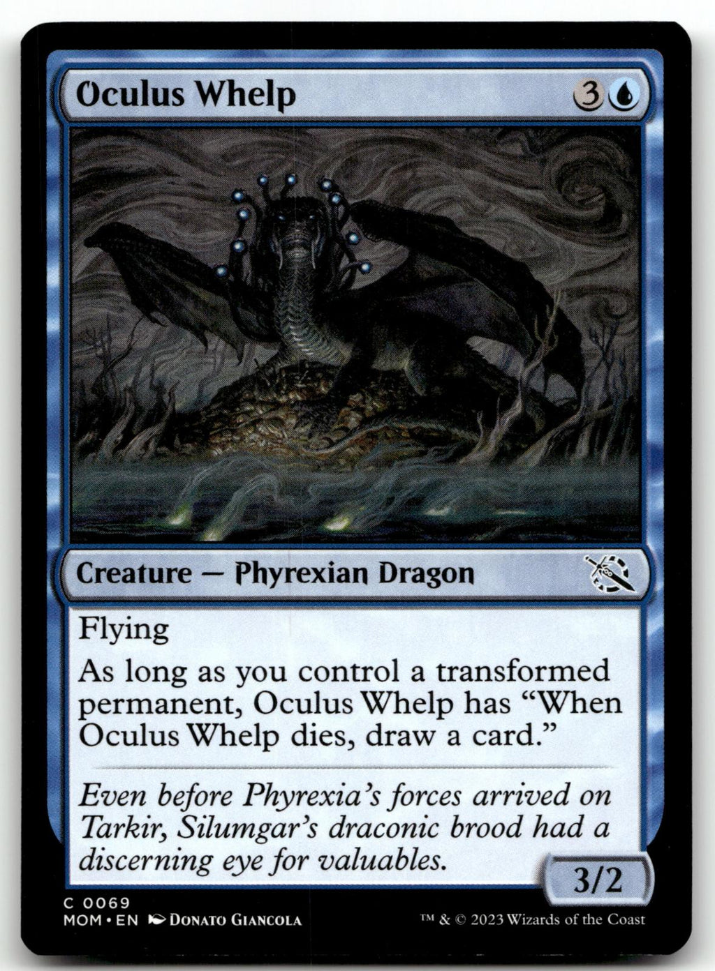 Oculus Whelp 69 Common March of the Machine Magic: The Gathering Near Mint