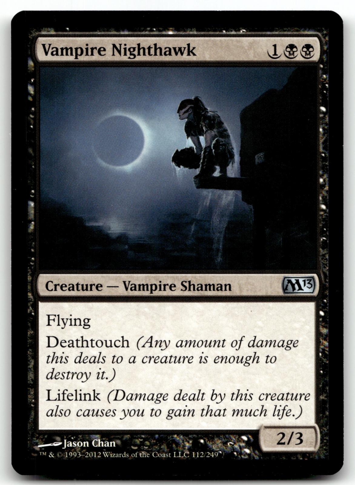 Vampire Nighthawk 112 Uncommon Magic 2013 (M13) Magic: The Gathering Near Mint