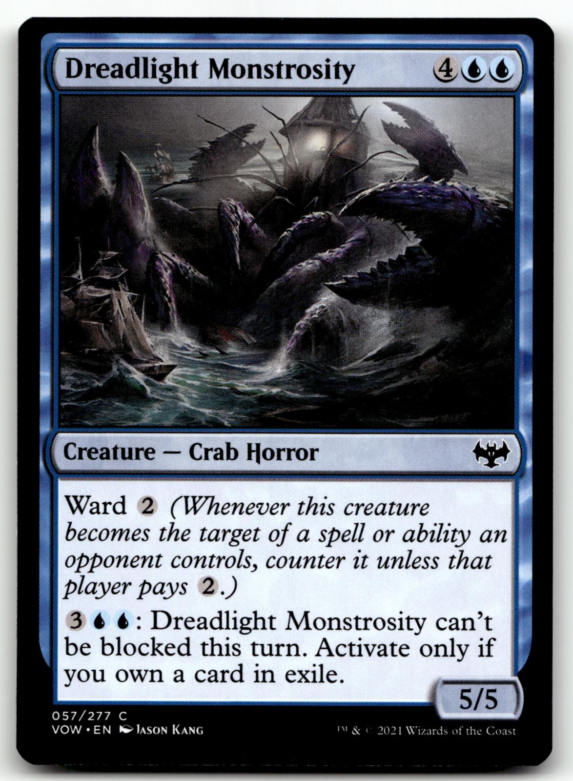 Dreadlight Monstrosity 57 Common Innistrad: Crimson Vow Magic: The Gathering NM