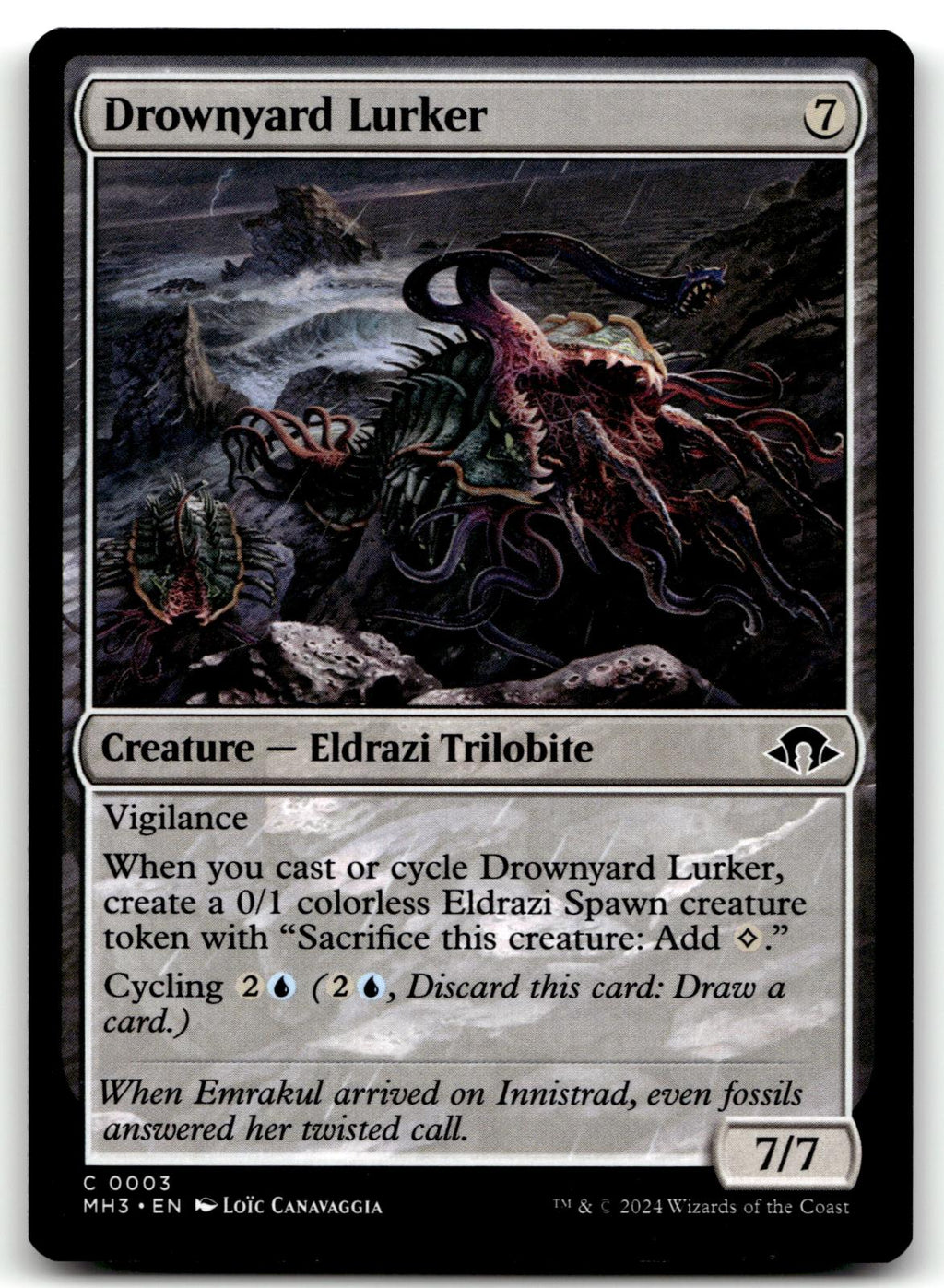 Drownyard Lurker 3 Common Modern Horizons 3 Magic: The Gathering Near Mint