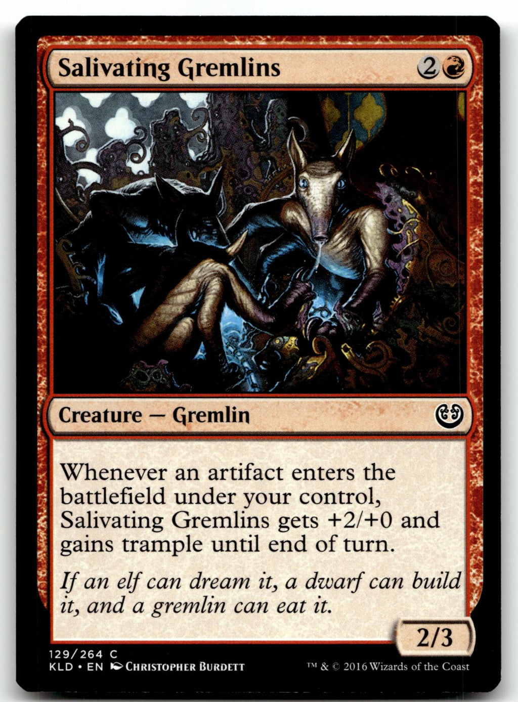 Salivating Gremlins 129 Common Kaladesh Magic: The Gathering Near Mint