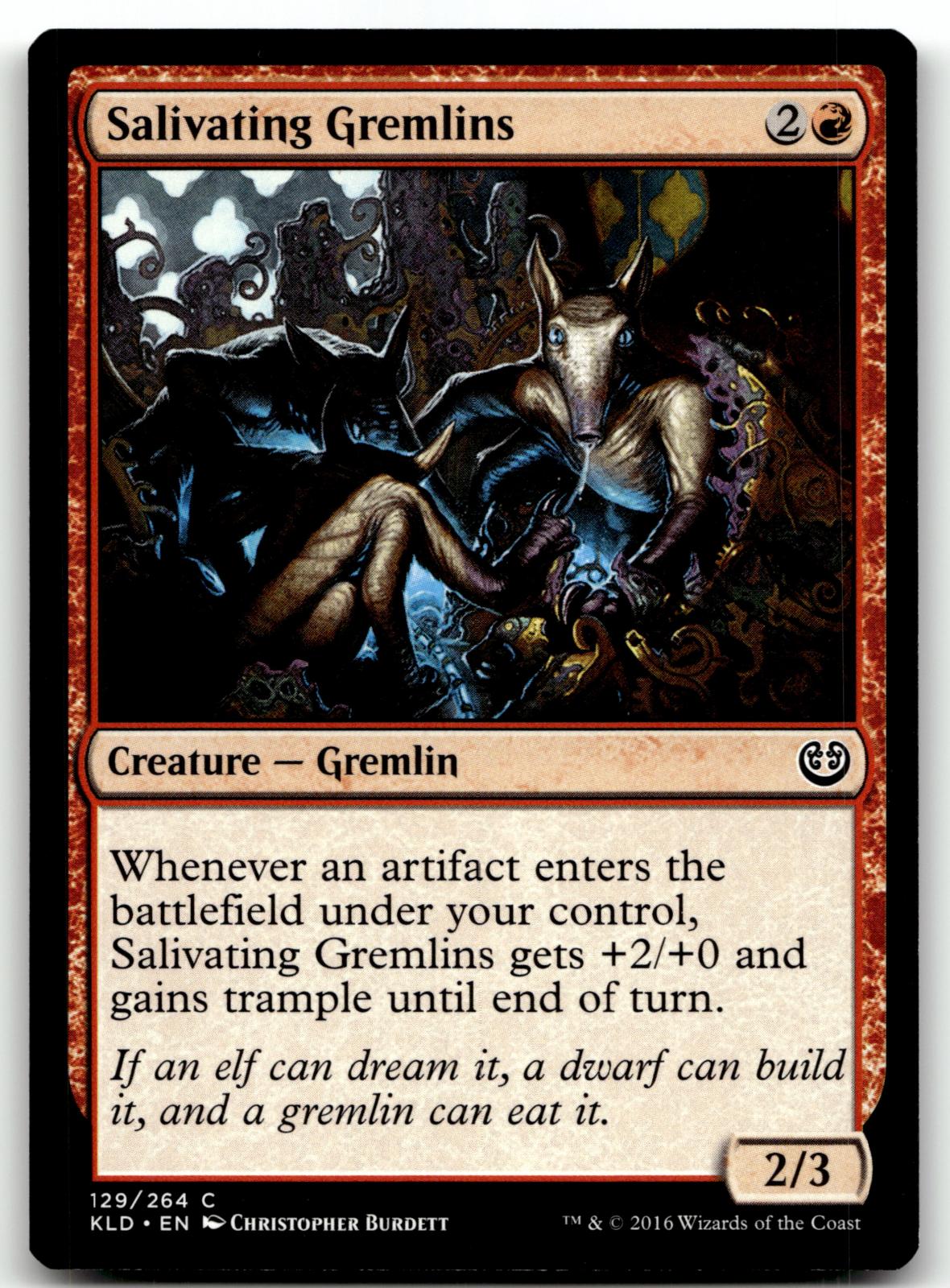 Salivating Gremlins 129 Common Kaladesh Magic: The Gathering Near Mint