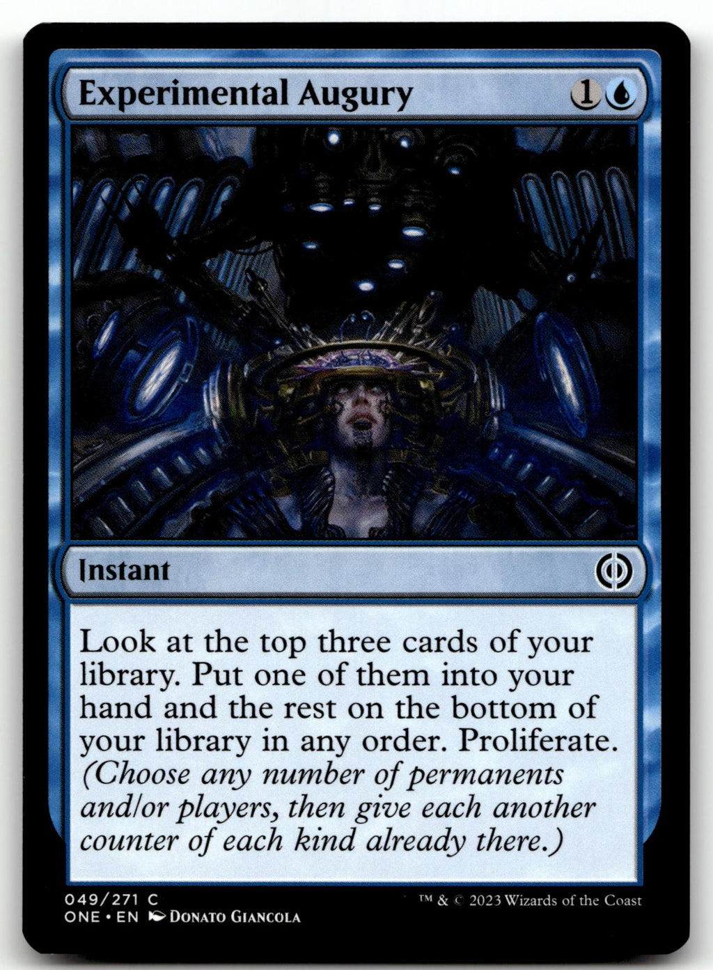 Experimental Augury 49 Common Phyrexia: All Will Be One Magic: The Gathering NM
