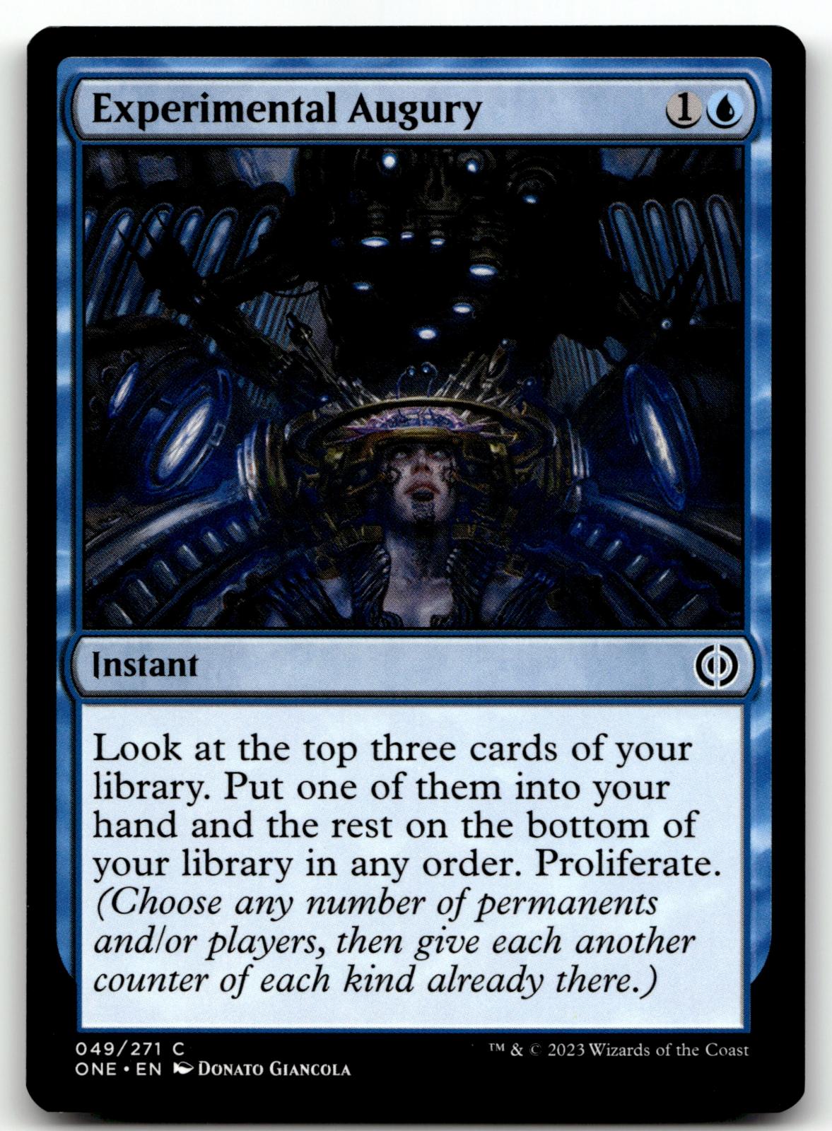 Experimental Augury 49 Common Phyrexia: All Will Be One Magic: The Gathering NM
