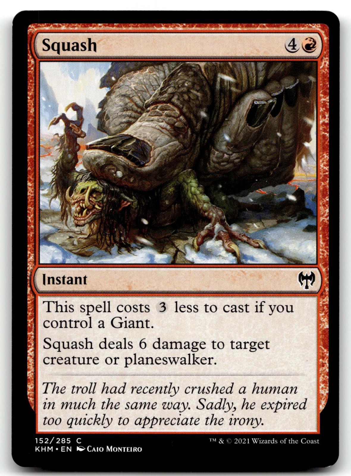Squash 152 Common Kaldheim Magic: The Gathering Near Mint