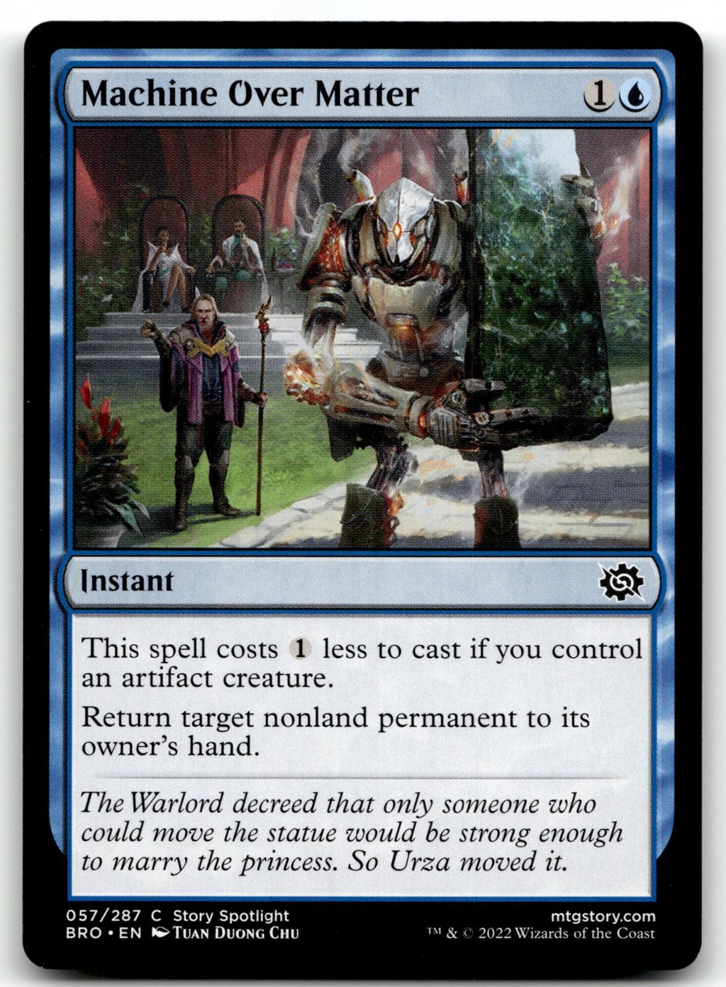 Machine Over Matter 57 Common The Brothers' War Magic: The Gathering Near Mint