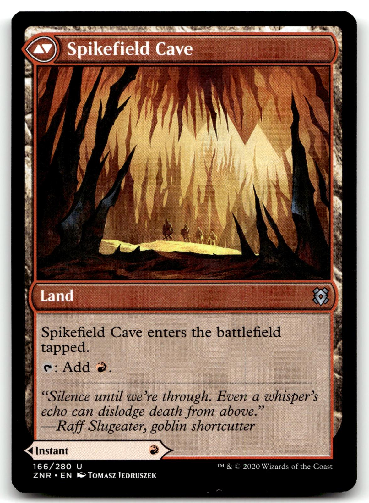 Spikefield Hazard 166 Uncommon Zendikar Rising Magic: The Gathering Near Mint
