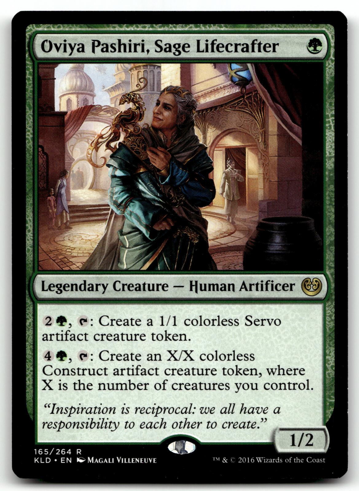 Oviya Pashiri, Sage Lifecrafter 165 Rare Kaladesh Magic: The Gathering Near Mint