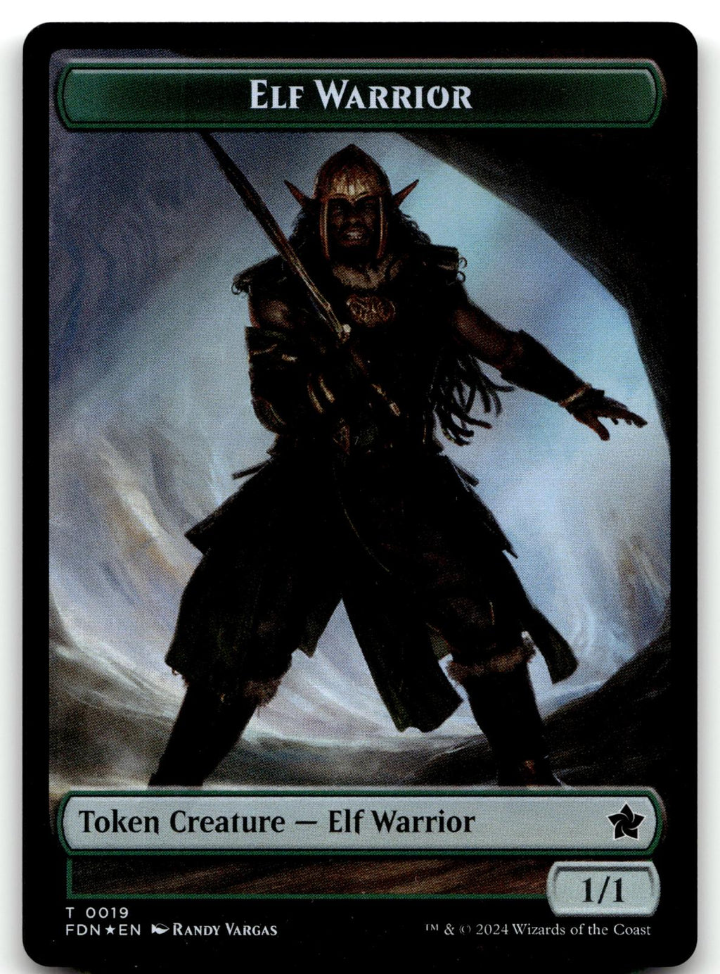 Wolf Token 1 Token Prerelease Cards Magic: The Gathering Near Mint