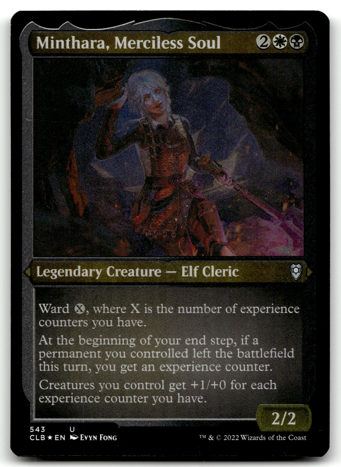 Minthara, Merciless Soul (Foil Etched) 543 Commander Legends: Battle for Baldur's Gate Magic: The Gathering NM