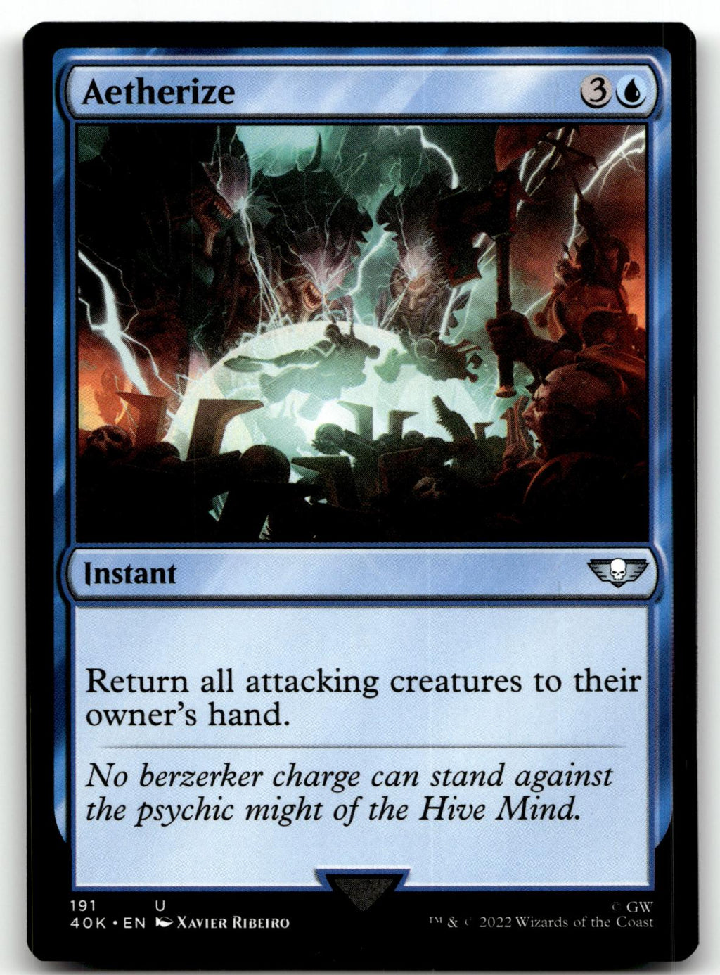 Aetherize 191 Universes Beyond: Warhammer 40,000 Magic: The Gathering NM