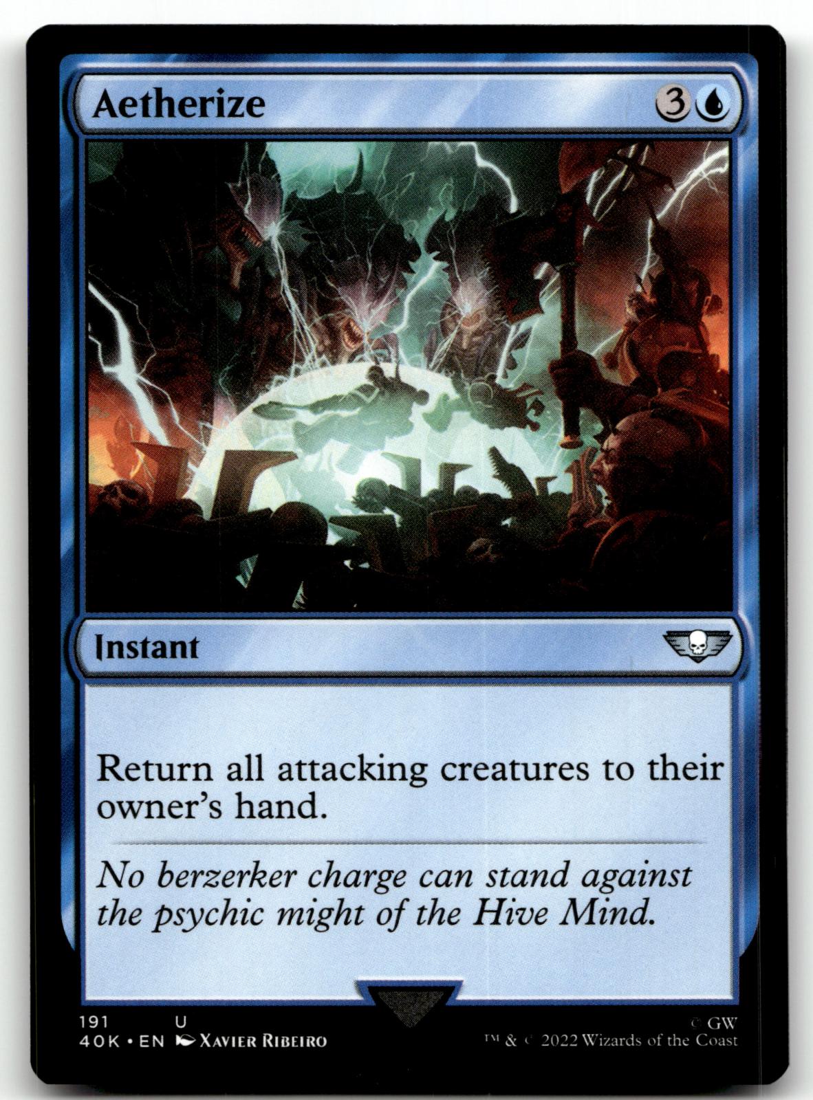 Aetherize 191 Universes Beyond: Warhammer 40,000 Magic: The Gathering NM