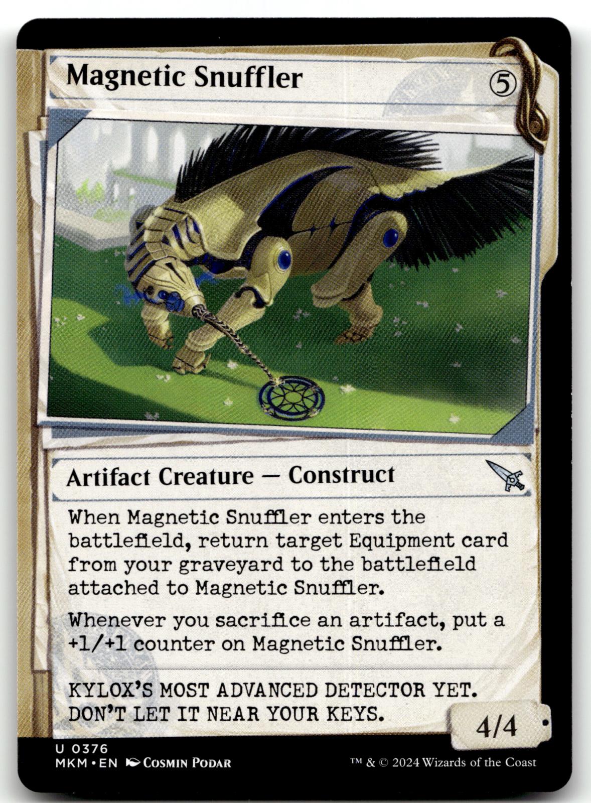 Magnetic Snuffler (Showcase) 376 Murders at Karlov Manor Magic: The Gathering NM