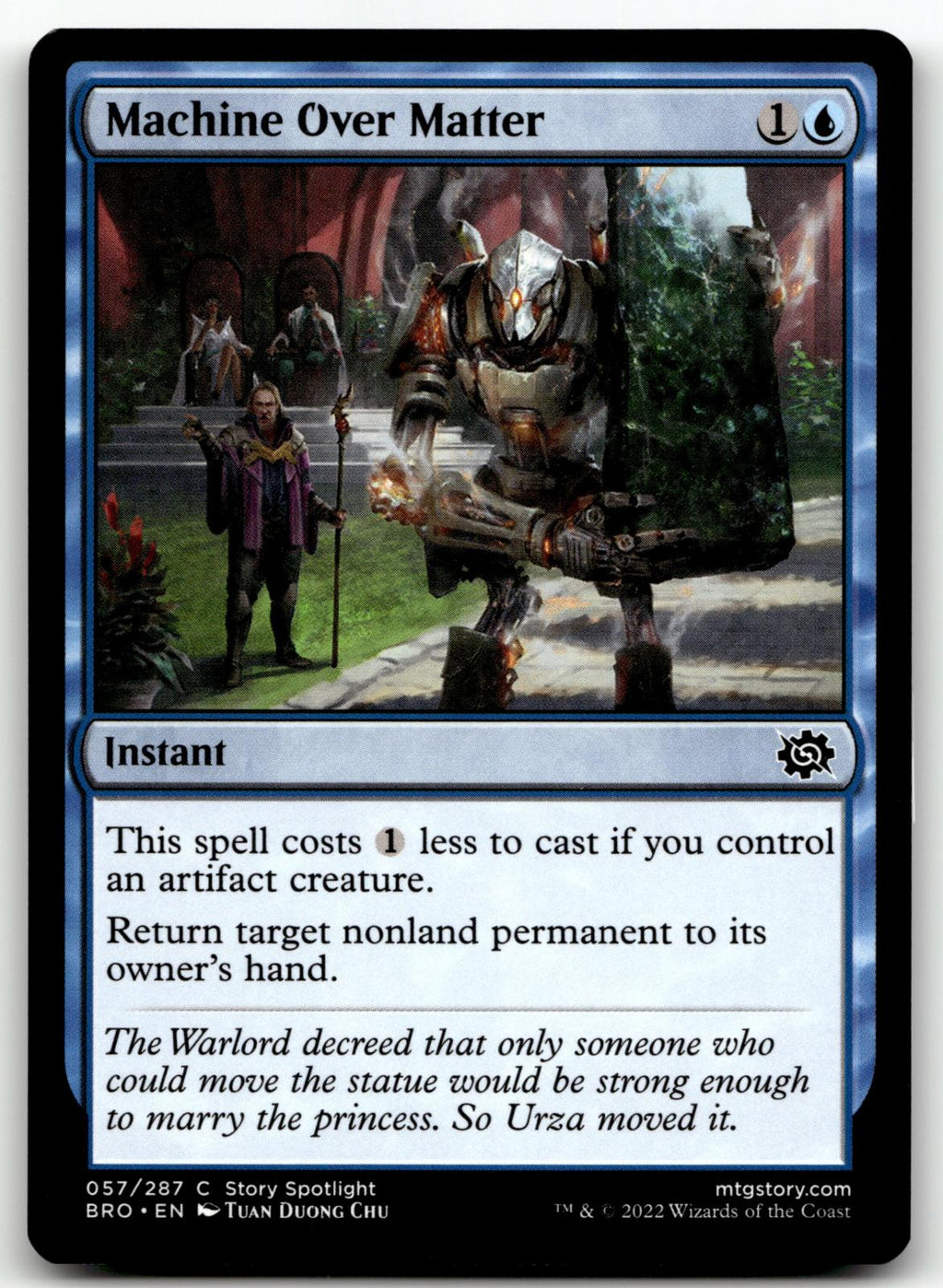 Machine Over Matter 57 Common The Brothers' War Magic: The Gathering Near Mint