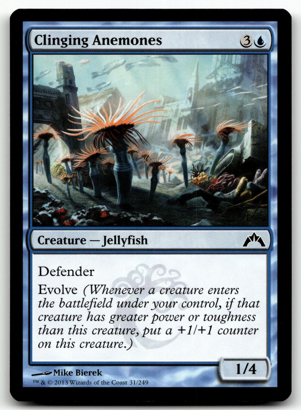 Clinging Anemones 31 Common Gatecrash Magic: The Gathering Near Mint