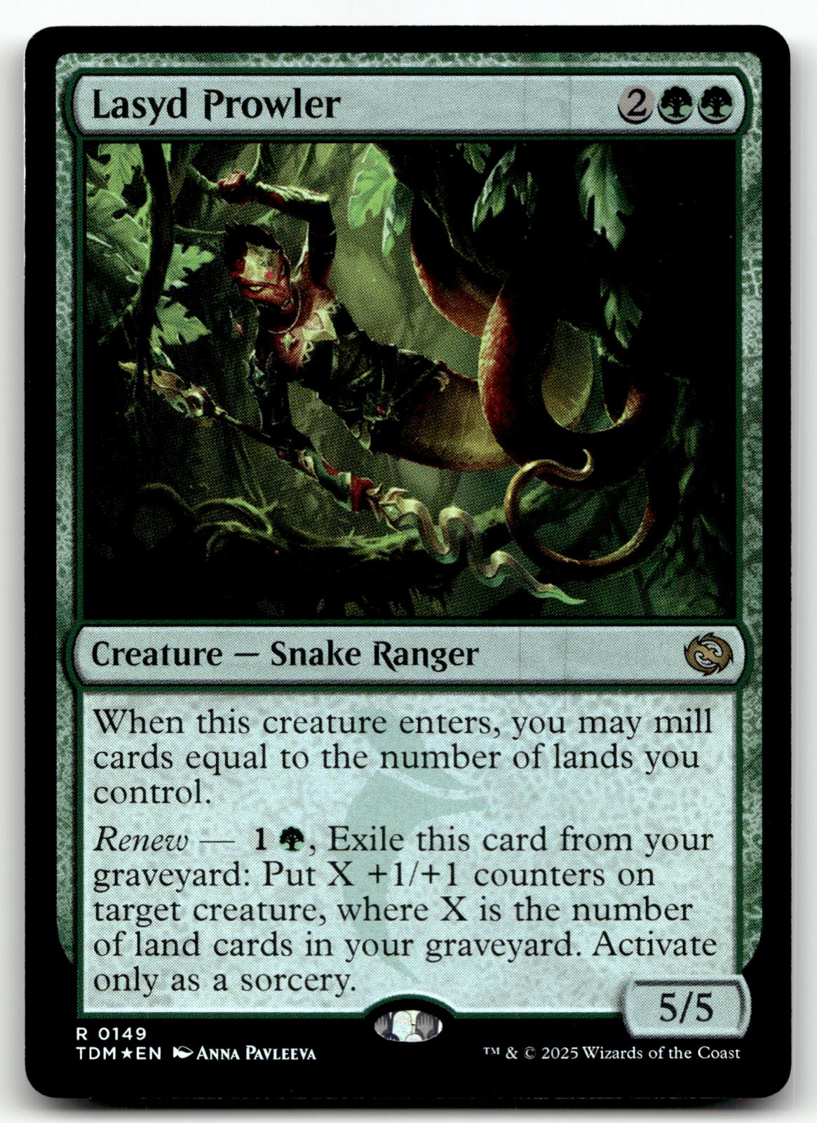 Lasyd Prowler 149 Rare Tarkir: Dragonstorm Magic: The Gathering Foil Near Mint