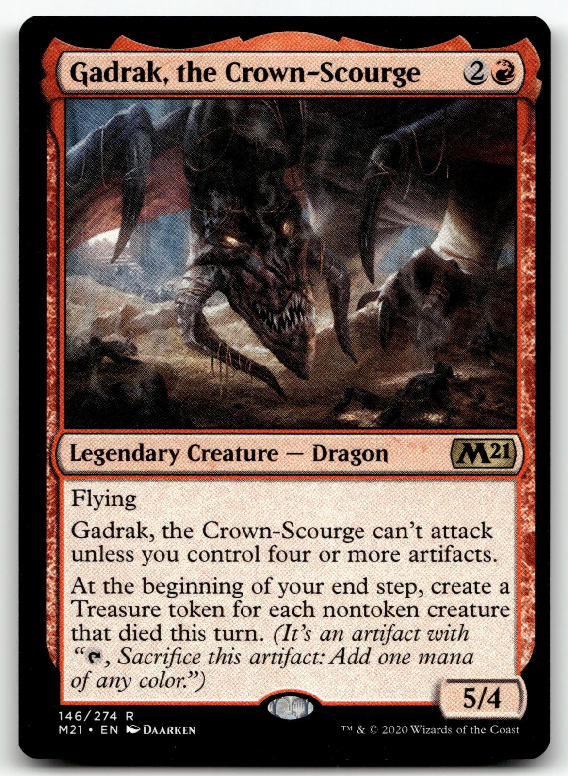 Gadrak, the Crown-Scourge 146 Rare Core Set 2021 Magic: The Gathering Near Mint