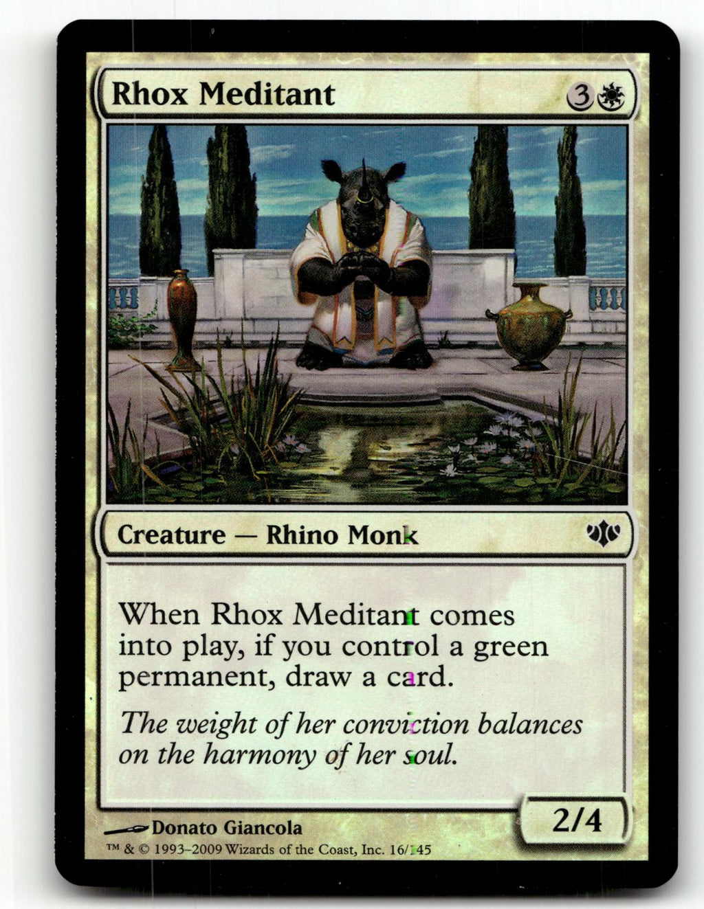 Rhox Meditant 16 Common Conflux Magic: The Gathering Foil Near Mint