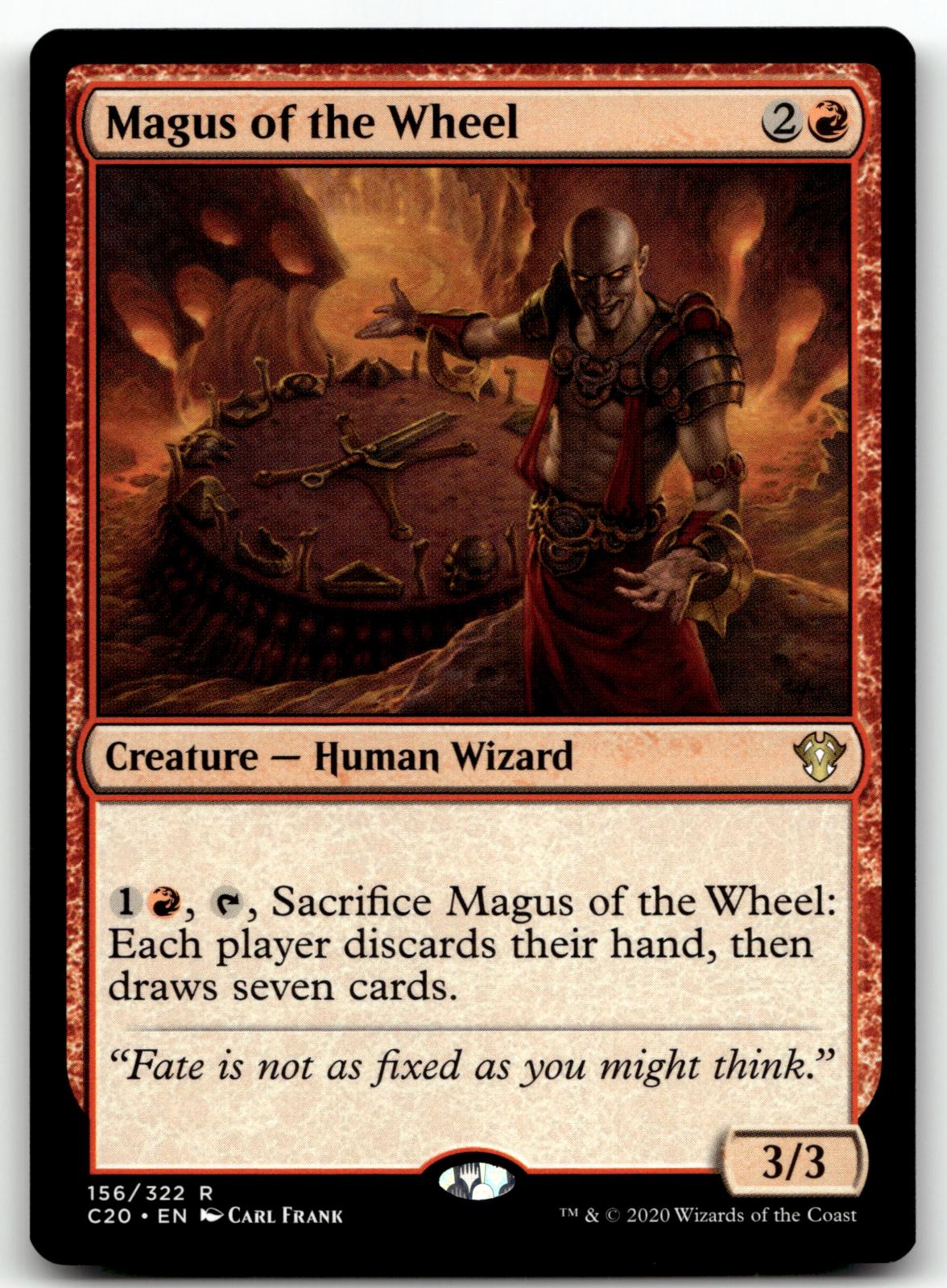 Magus of the Wheel 156 Rare Commander 2020 Magic: The Gathering Near Mint