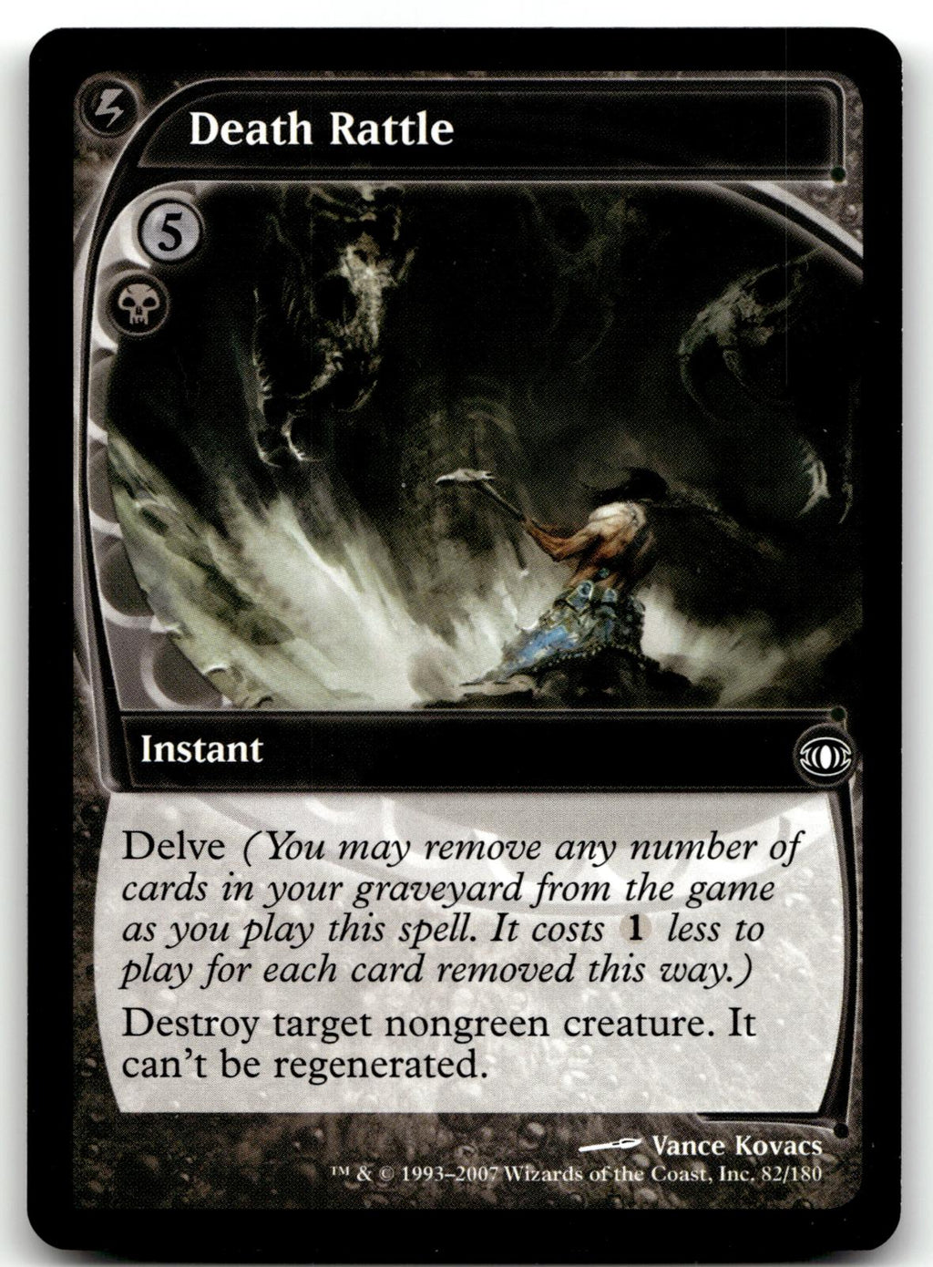Death Rattle 82 Common Future Sight Magic: The Gathering Near Mint