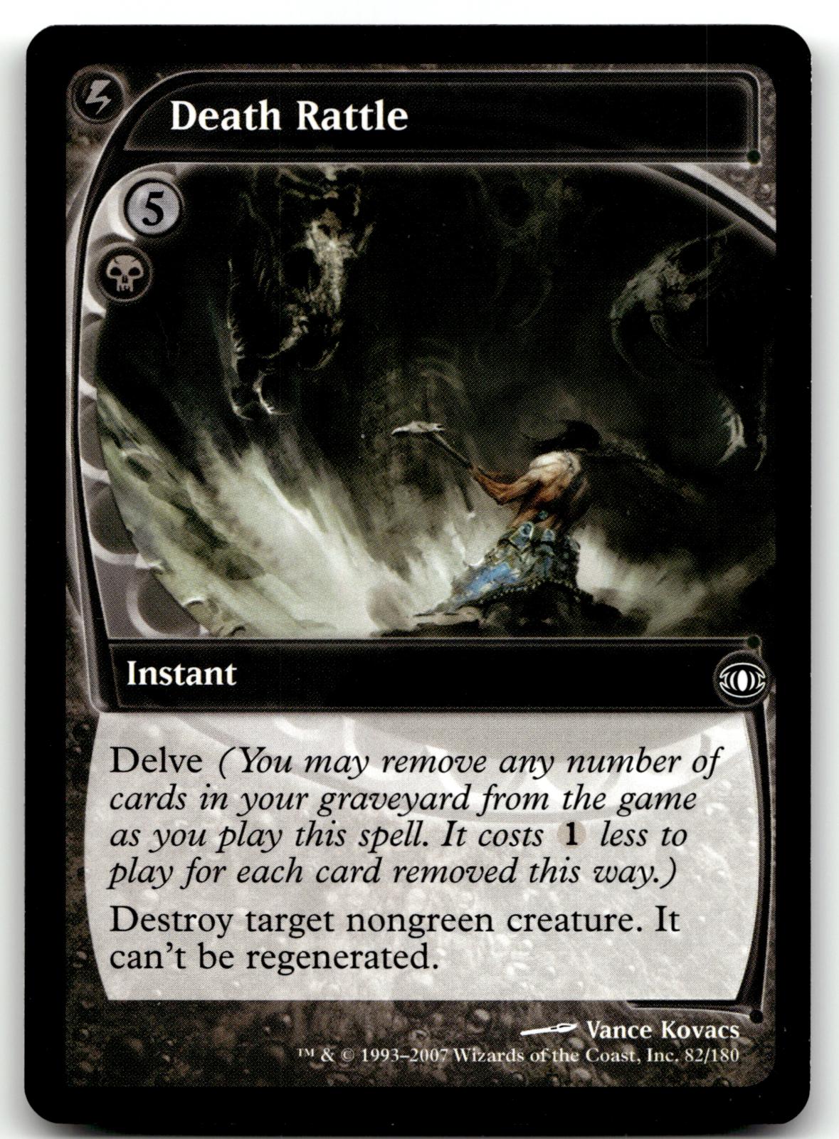 Death Rattle 82 Common Future Sight Magic: The Gathering Near Mint