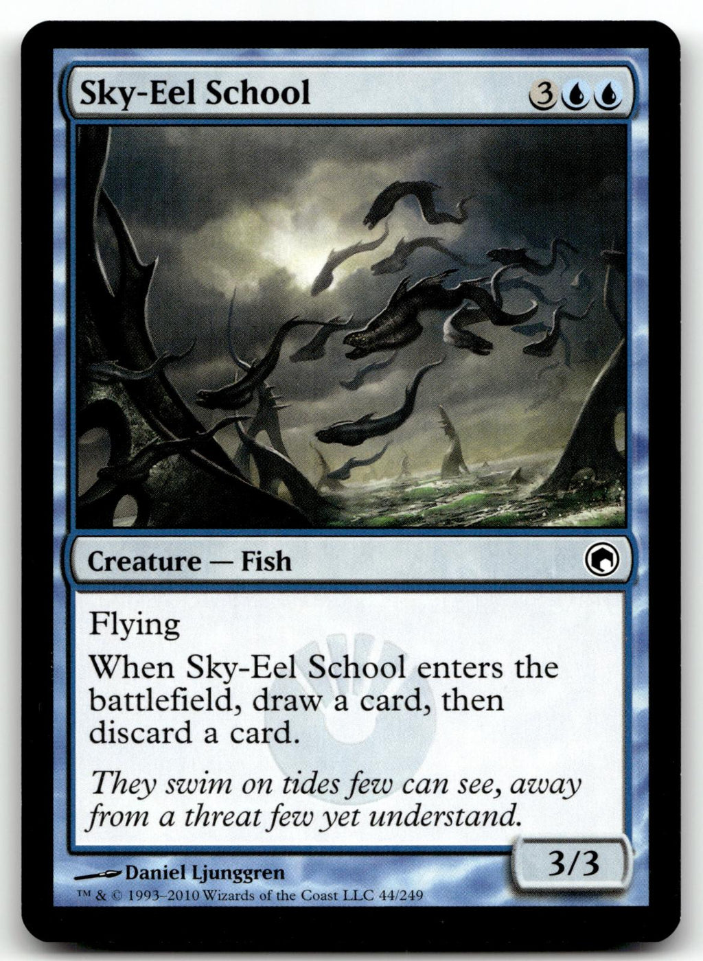 Sky-Eel School 44 Common Scars of Mirrodin Magic: The Gathering Near Mint