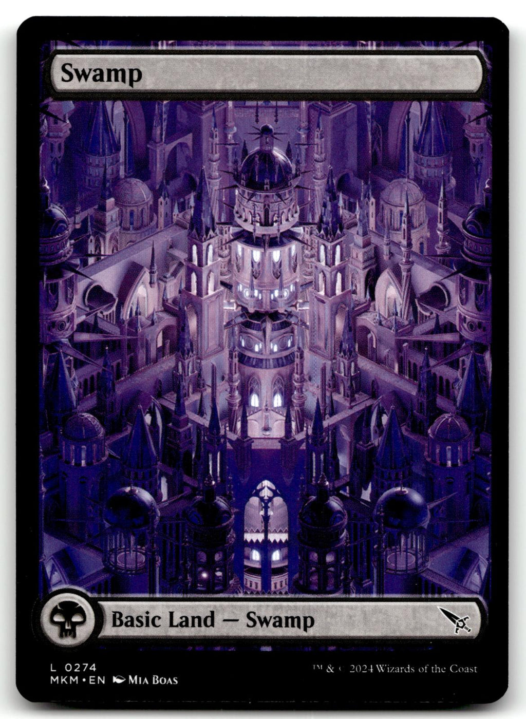 Swamp (0274) 274 Land Murders at Karlov Manor Magic: The Gathering Near Mint
